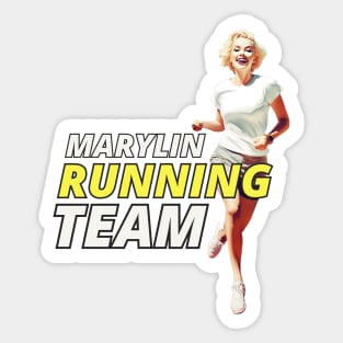 Marilyn Running Team - Marilyn Monroe Sticker